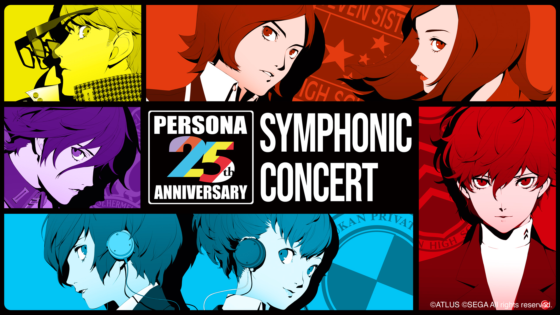 25th Anniversary ペルソナ Symphonic Concert チラシ