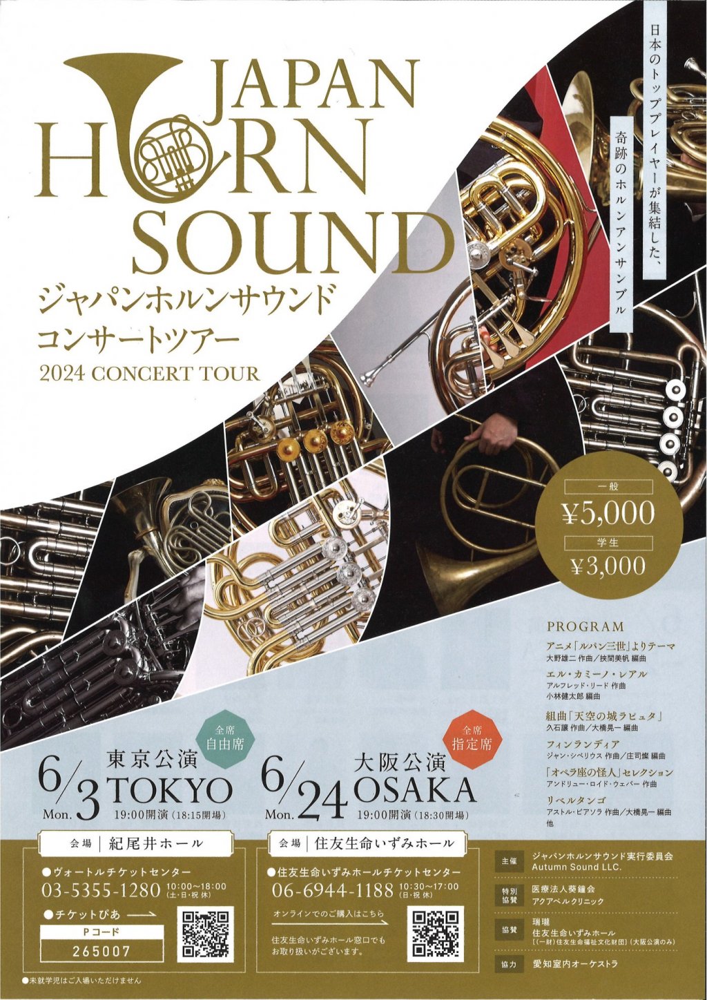 JAPAN HORN SOUND チラシ