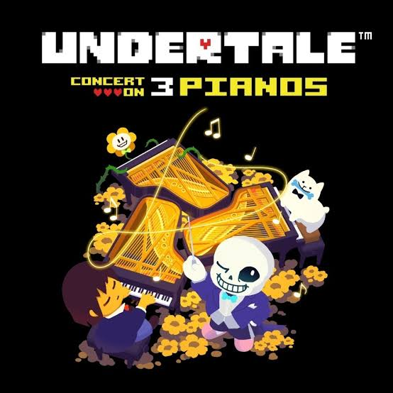 UNDERTALE CONCERT ON 3 PIANOS フライヤー